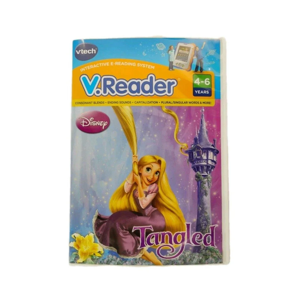 Vtech V.Reader Interactive E-Reading System Disney Tangled Ages 4-6 Years
